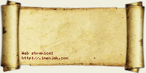 Hana Josić vizit kartica